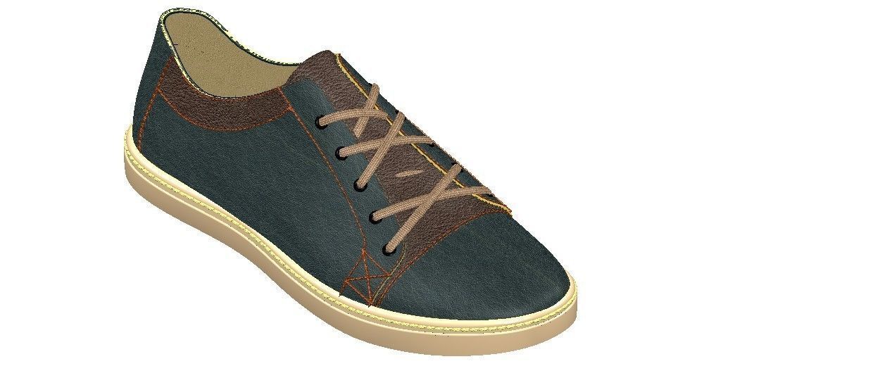 boot footwear shoe canvash snekears last shoelast sole outsole i 3D print model_5