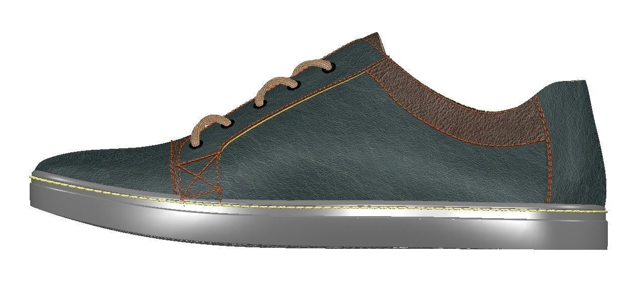 boot footwear shoe canvash snekears last shoelast sole outsole i 3D print model_1