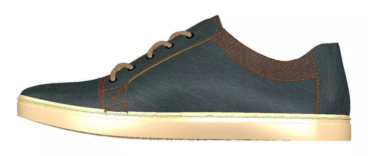 boot footwear shoe canvash snekears last shoelast sole outsole i 3D print model_0