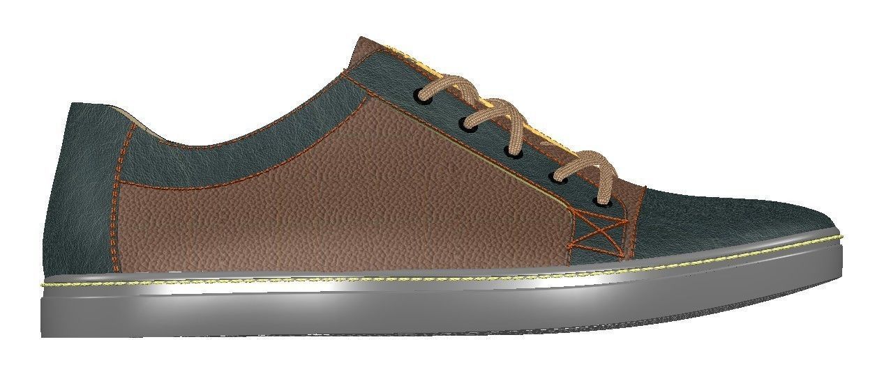 boot footwear shoe canvash snekears last shoelast sole outsole i 3D print model_3