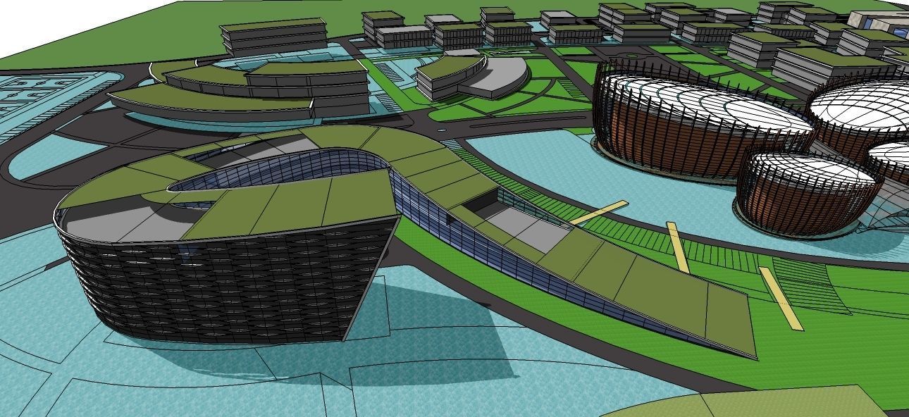 3D model iconic buildings layout VR / AR / low-poly | CGTrader
