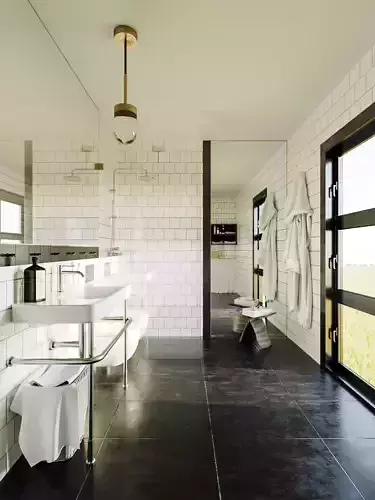 Bathroom scene for Cinema 4D and Corona Renderer 3D model