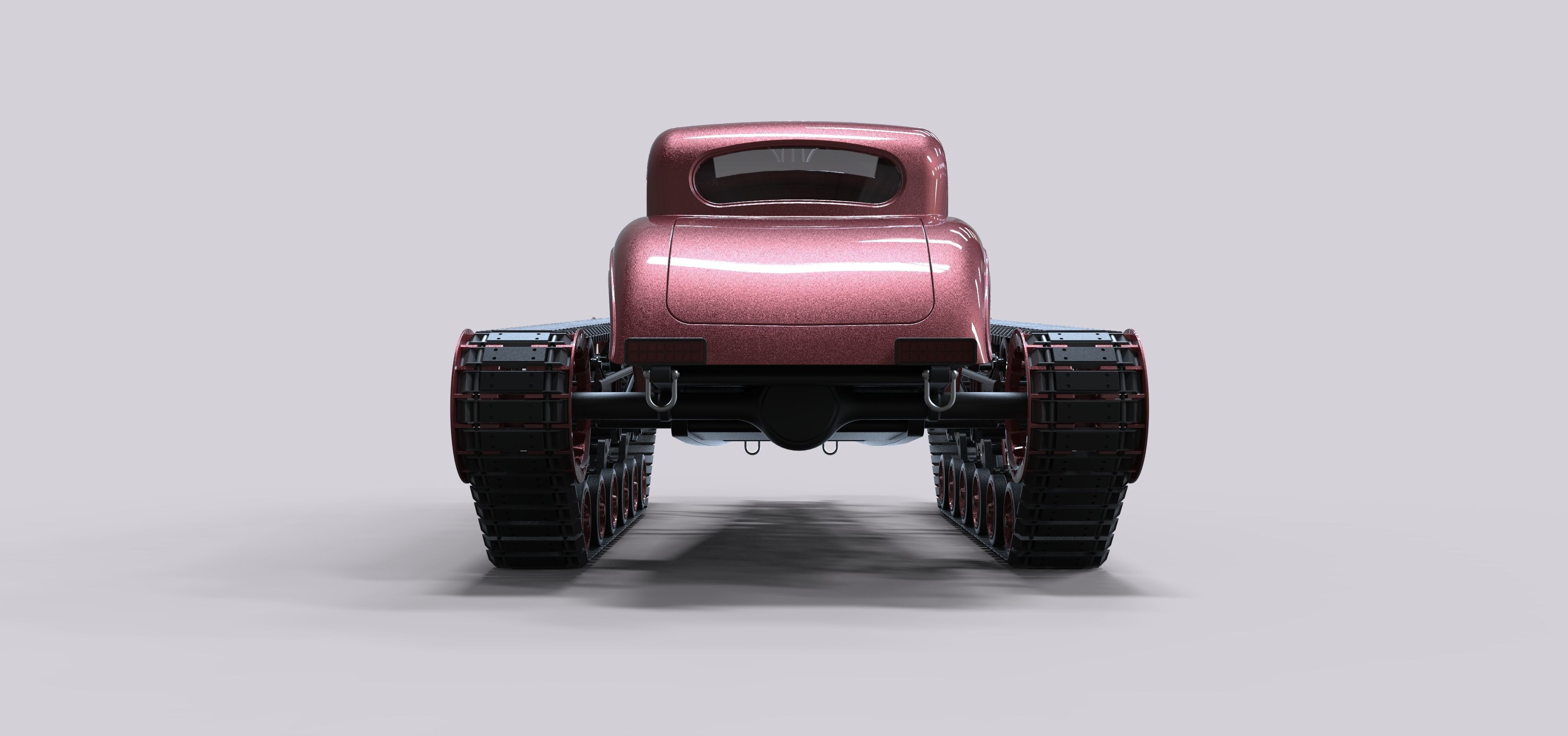 Tracked Hot rod 3D model_13