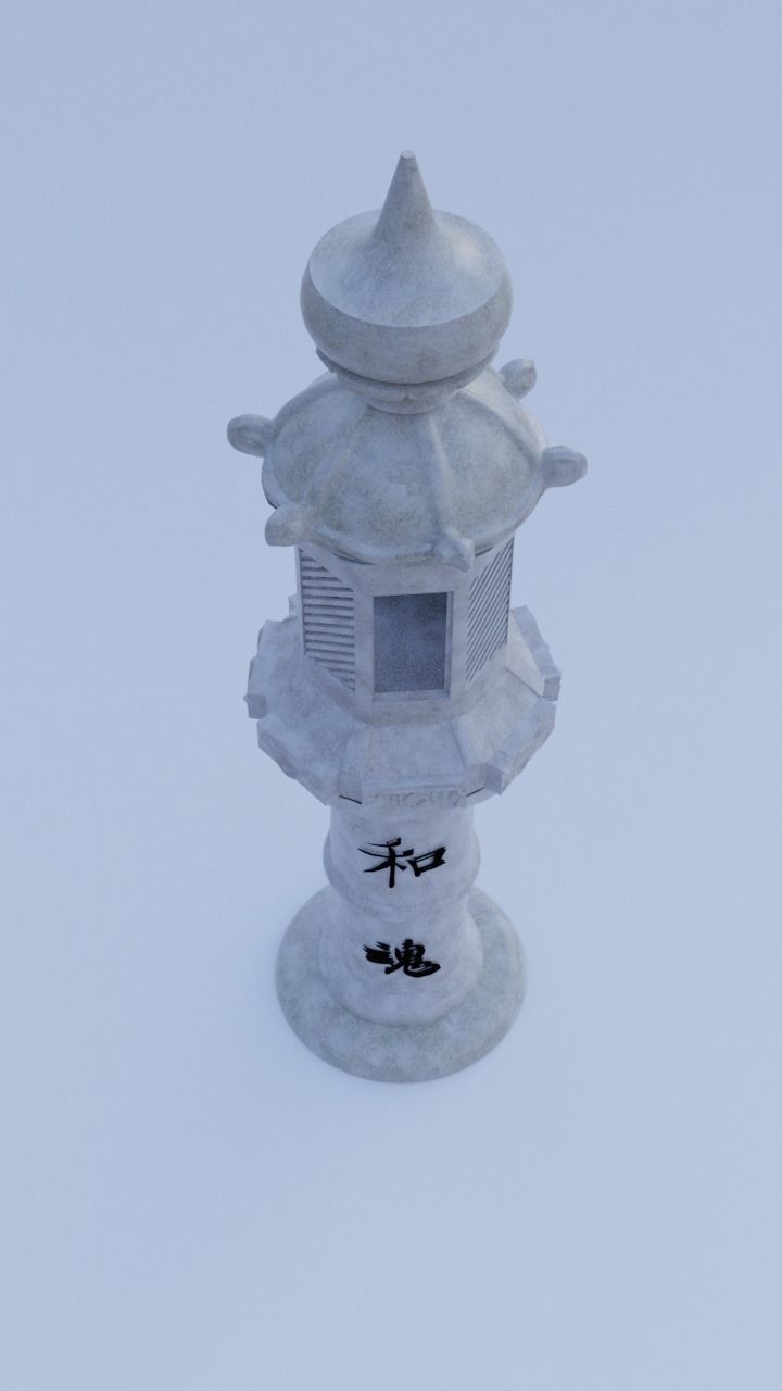 Toro Lantern 3D model_2