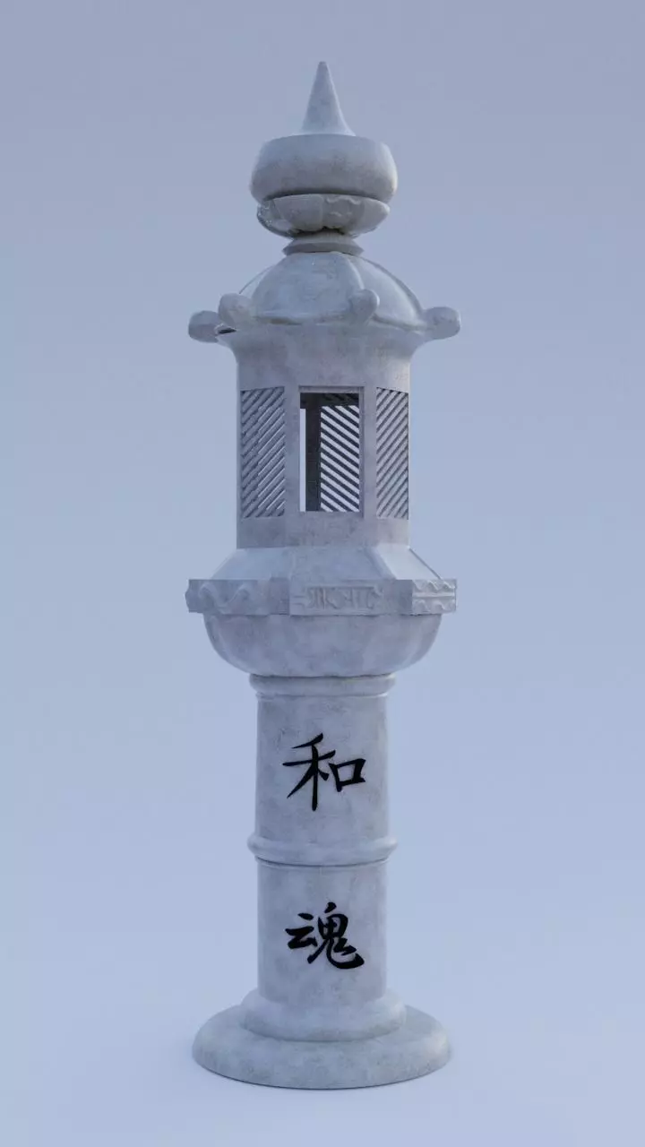 Toro Lantern 3D model_0