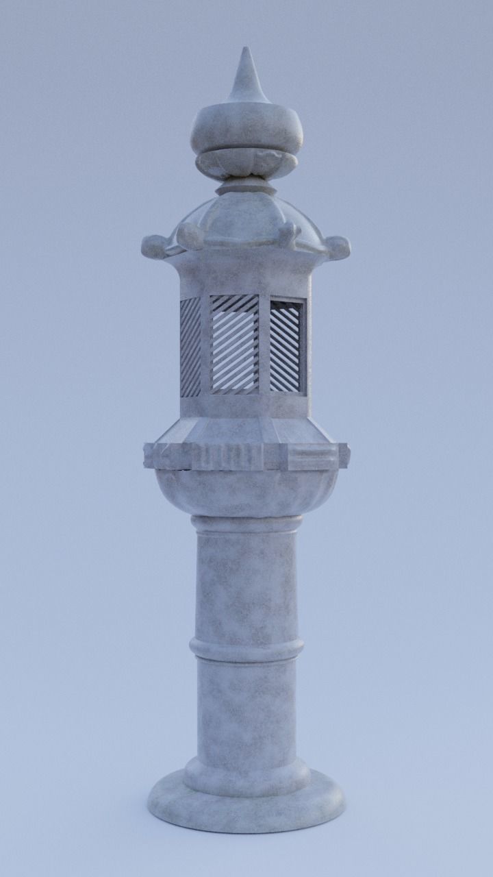 Toro Lantern 3D model_4