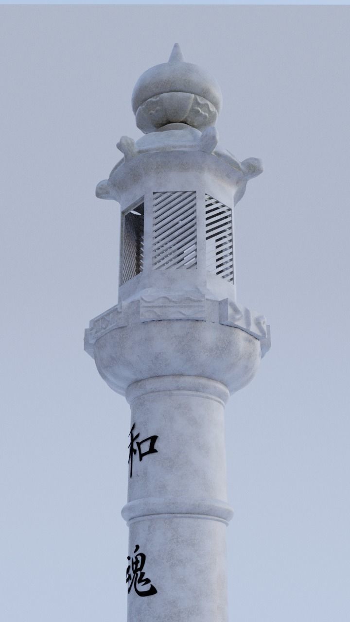 Toro Lantern 3D model_1