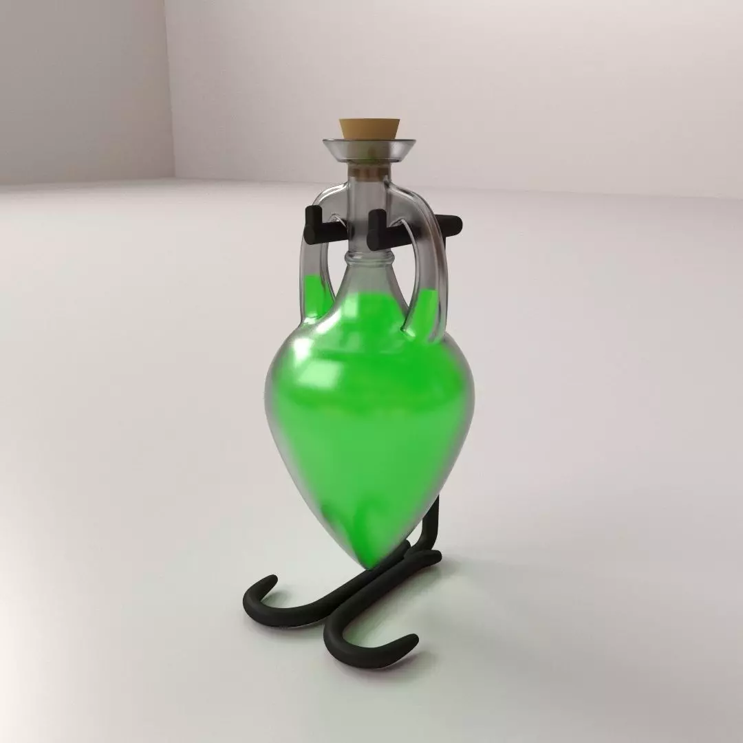 Potion Bottle 3D model_0