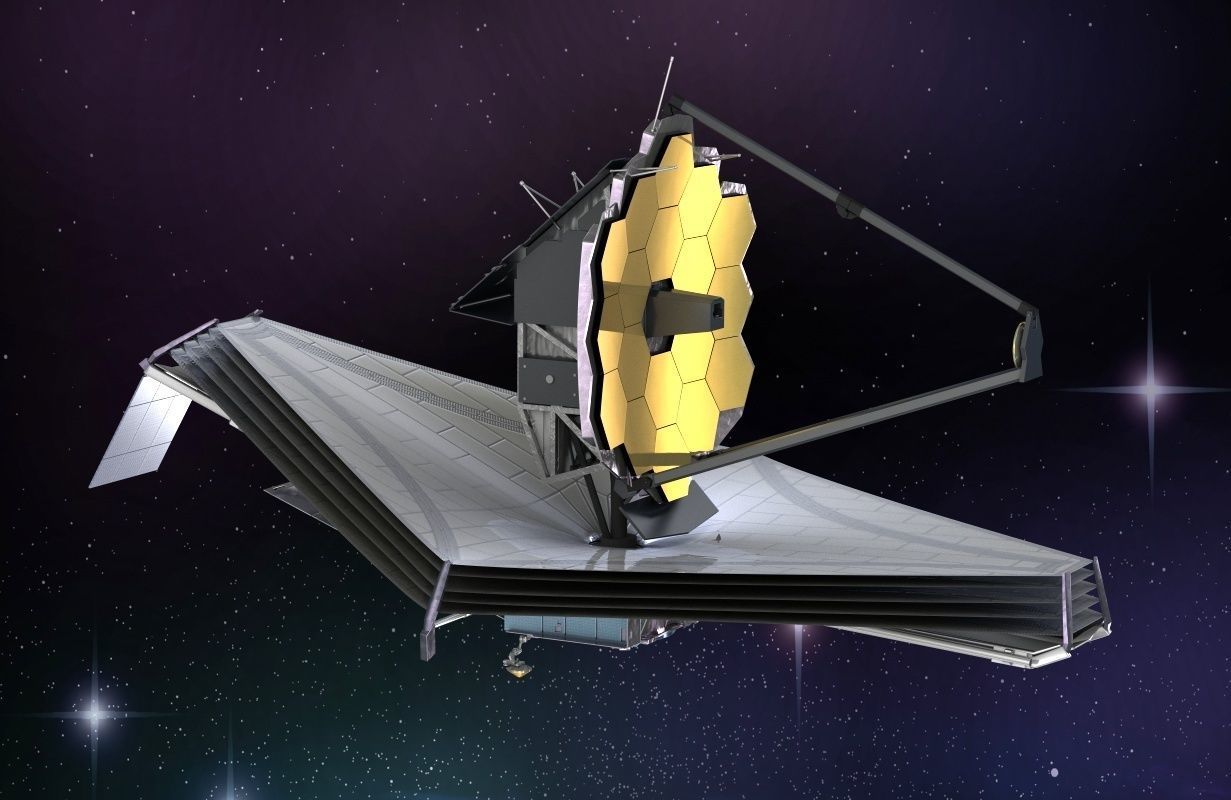 James Webb Space Telescope 3D model 3D model_1