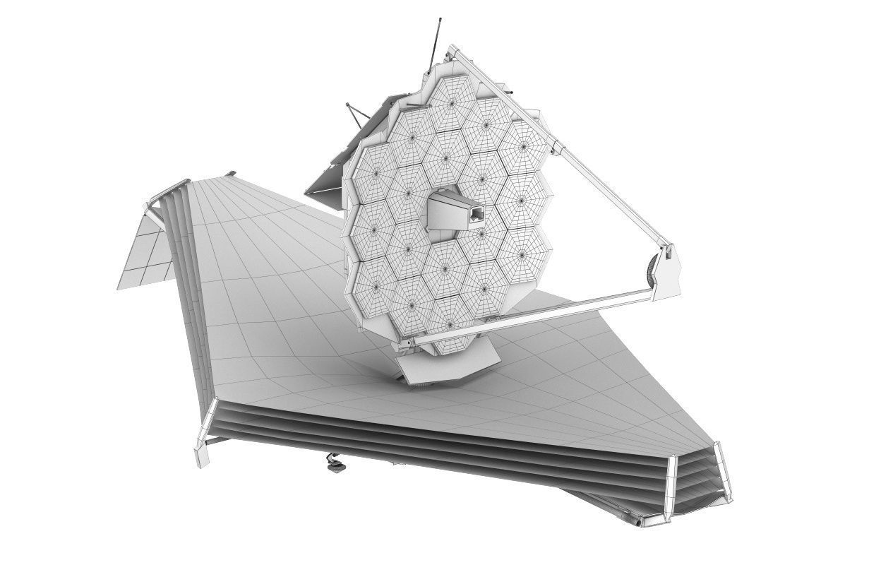 James Webb Space Telescope 3D model 3D model_16