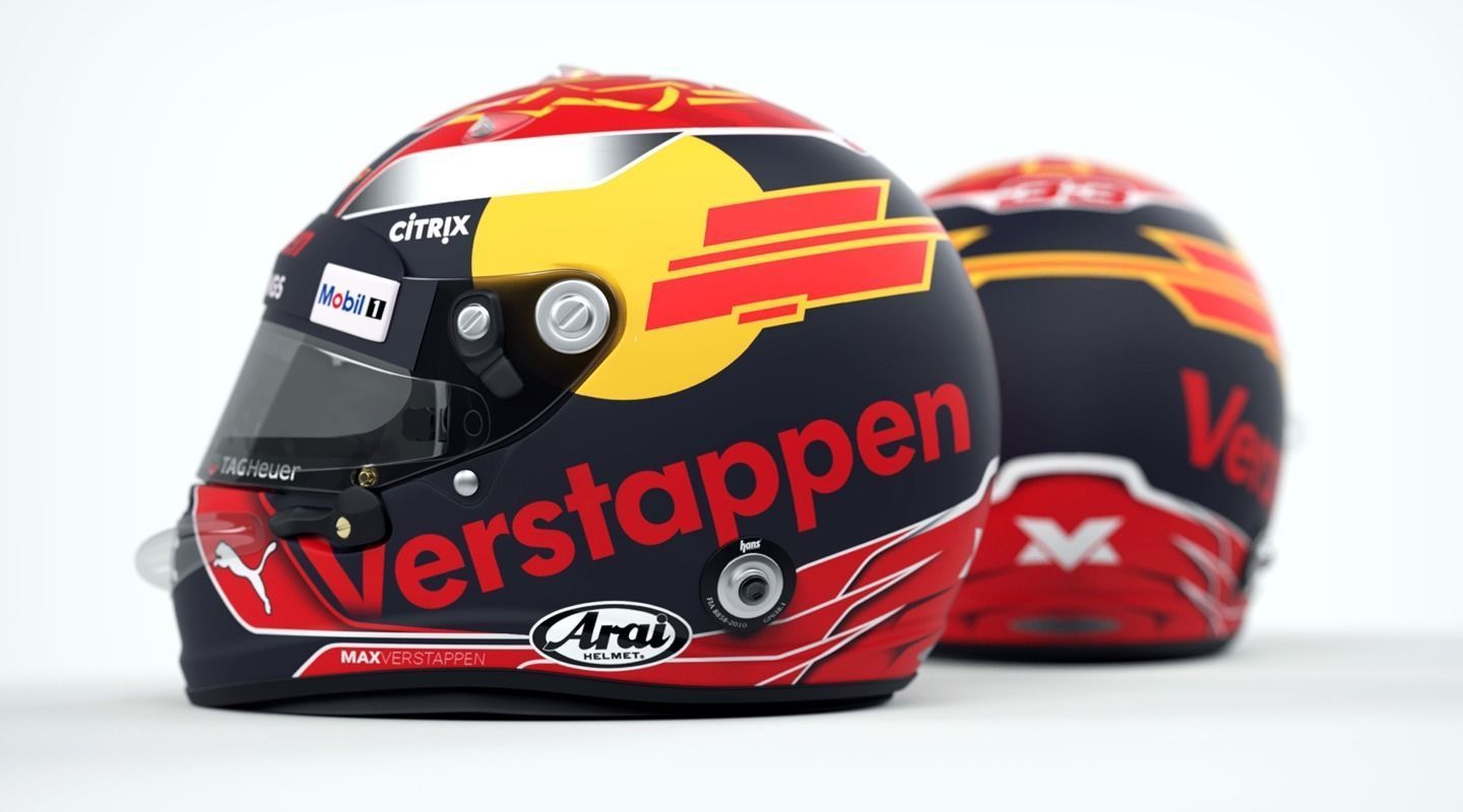 Arai GP-6 RC 2017 style Racing helmet 3D model | CGTrader Arai GP-6 RC 2017 style Racing helmet 3D model | CGTrader