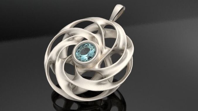 Torus pendant 3D print model