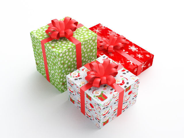 Gift Box 3D model_2