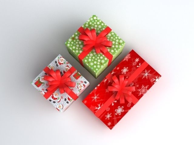 Gift Box 3D model_1