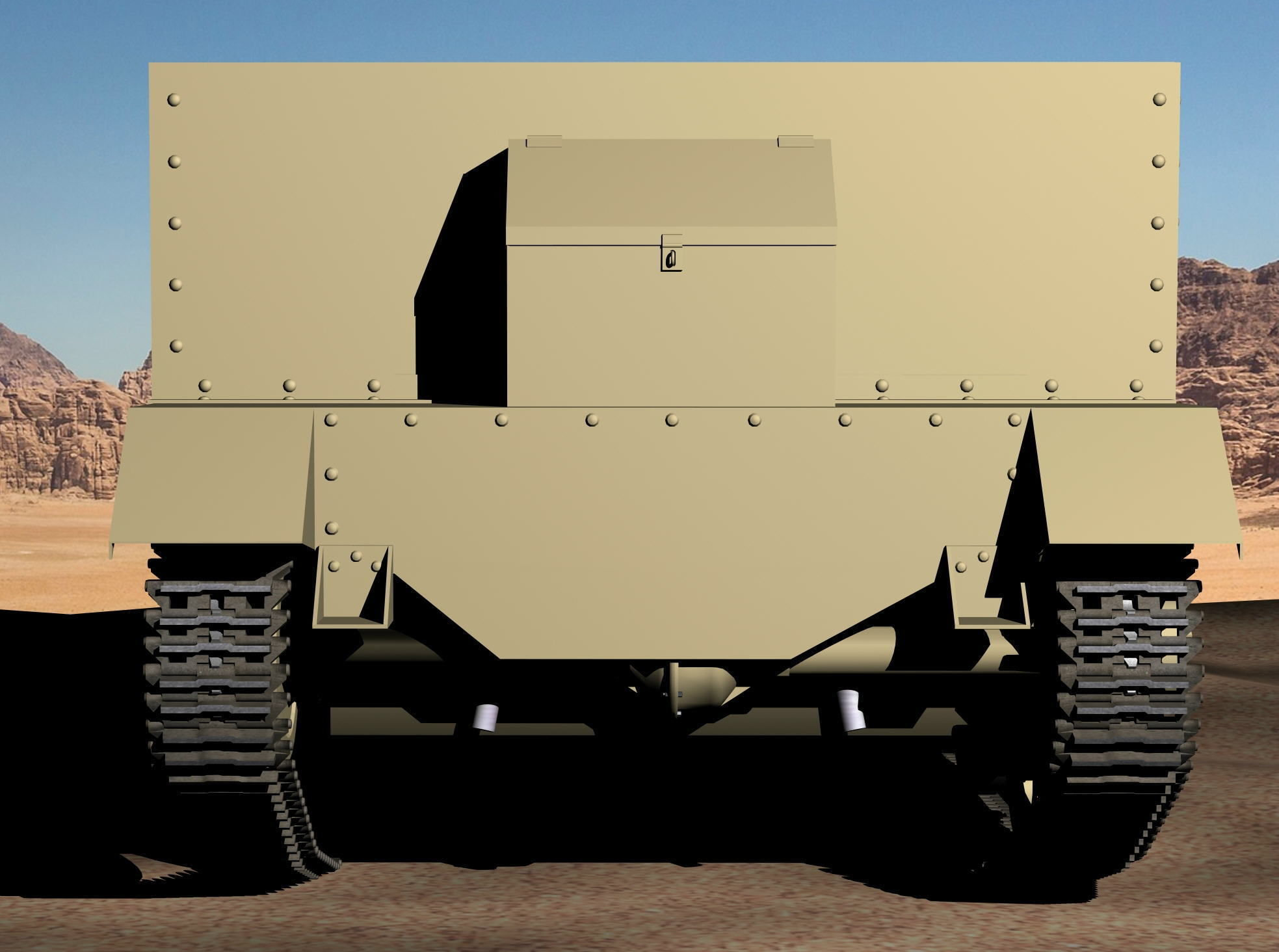 WWII Bren Gun Carrier 3D model_10