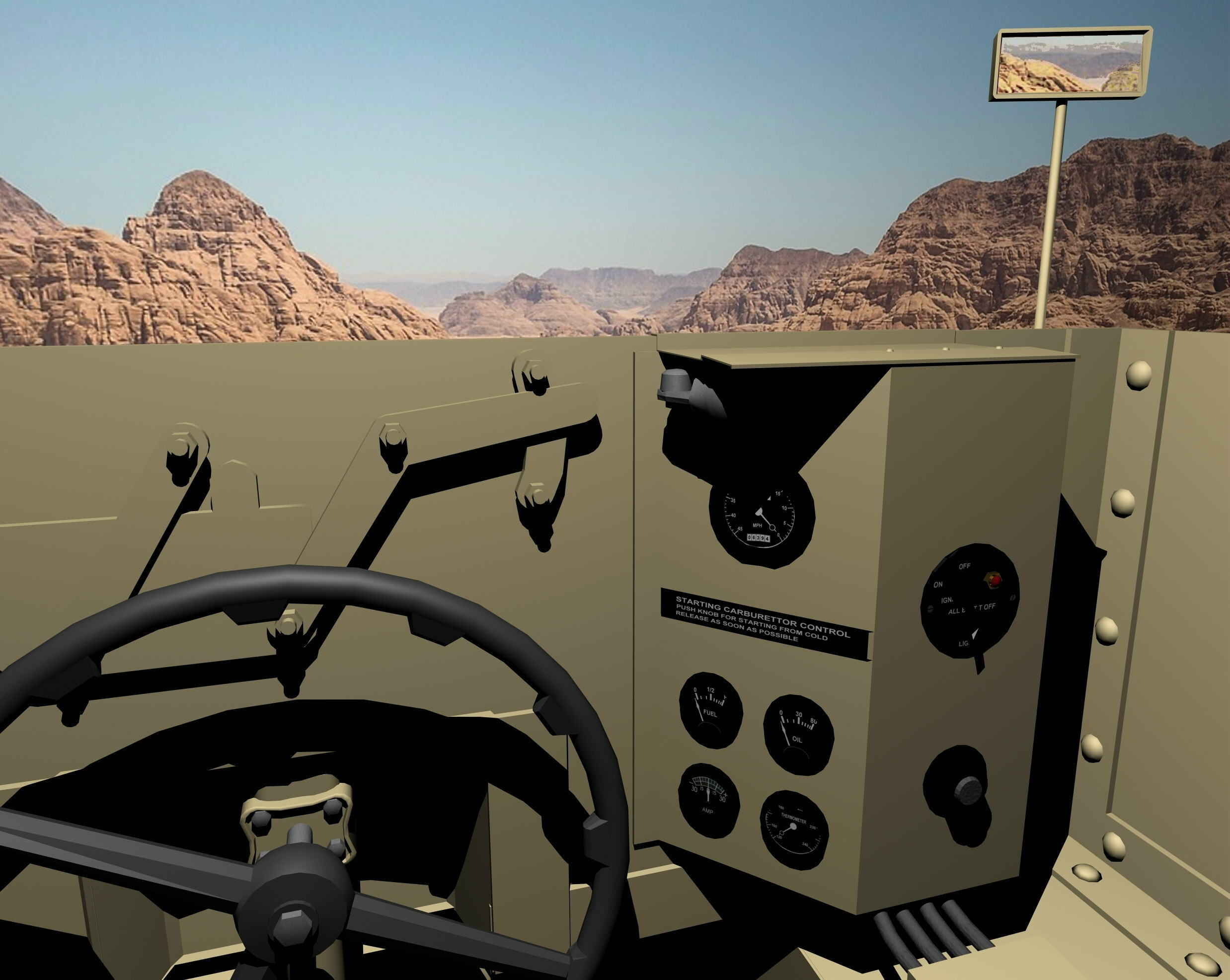 WWII Bren Gun Carrier 3D model_4