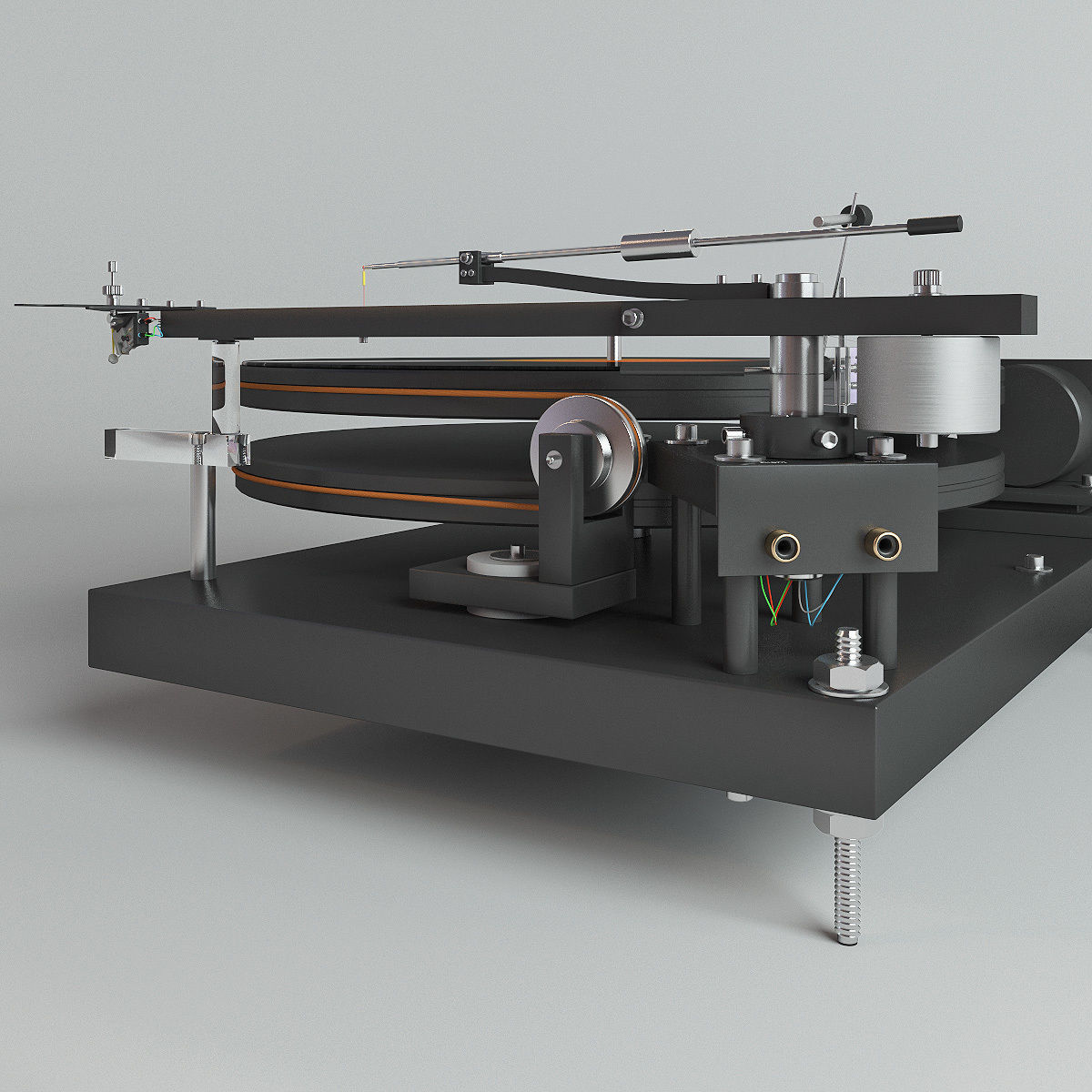 Vinyl player 47 Laboratory 4724 Koma 3D model_12