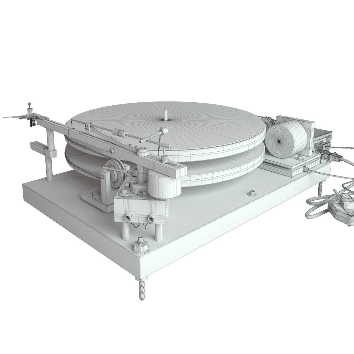 Vinyl player 47 Laboratory 4724 Koma 3D model_9