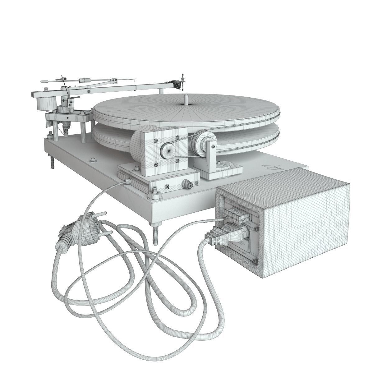 Vinyl player 47 Laboratory 4724 Koma 3D model_5