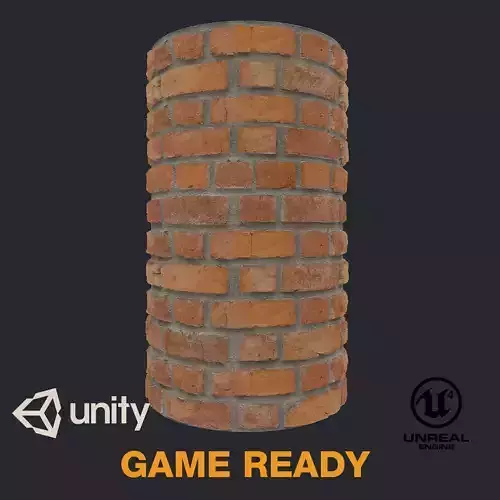 Wall Bricks - PBR - Game Ready - Tile Texture
