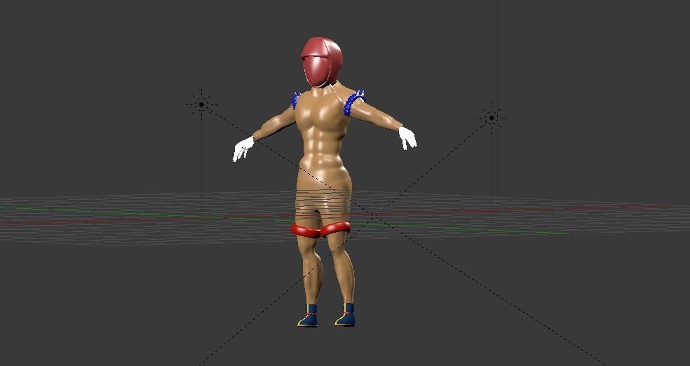 men body Free 3D model_2