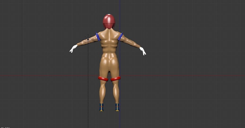 men body Free 3D model_1