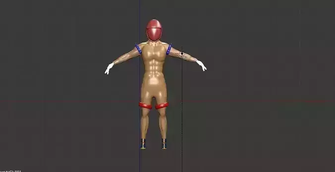 men body Free 3D model