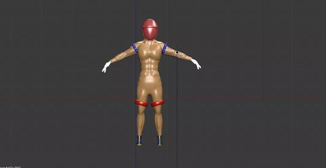 men body Free 3D model_0