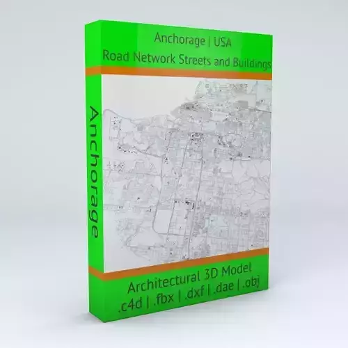 Anchorage Buildings and Road Networks