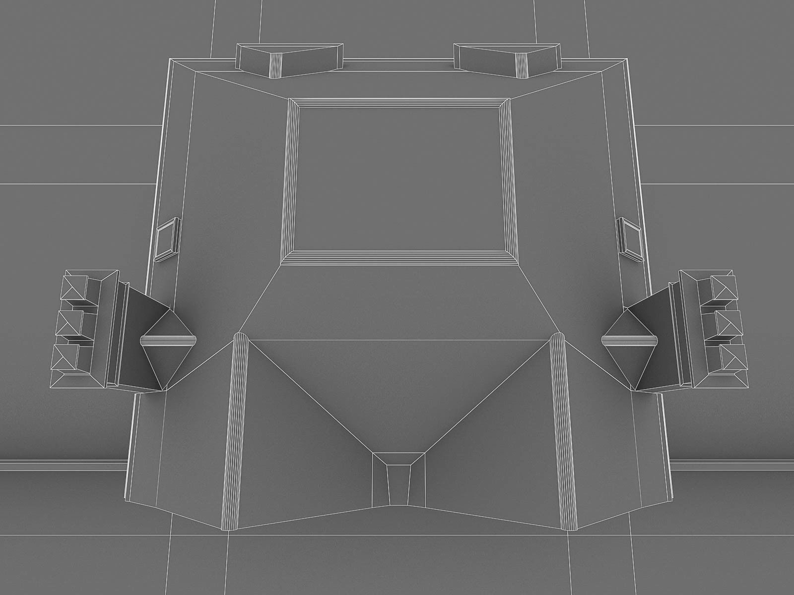 English Brick Houses Collection - 26 Pack Low-poly 3D model_108