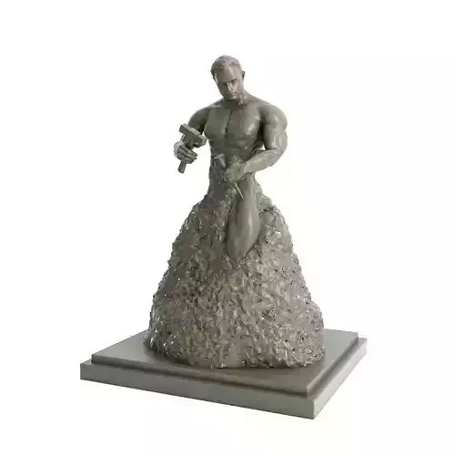 Bodybuilder Statue - Motivation - Gym - Fitness