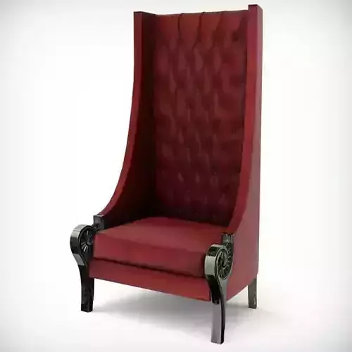 Upholstered Armchair 3D model