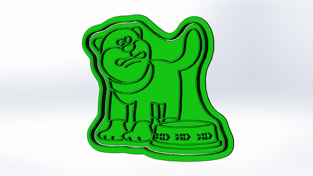 Shaun the sheep 3d print cookie cutters models 3D print model_4