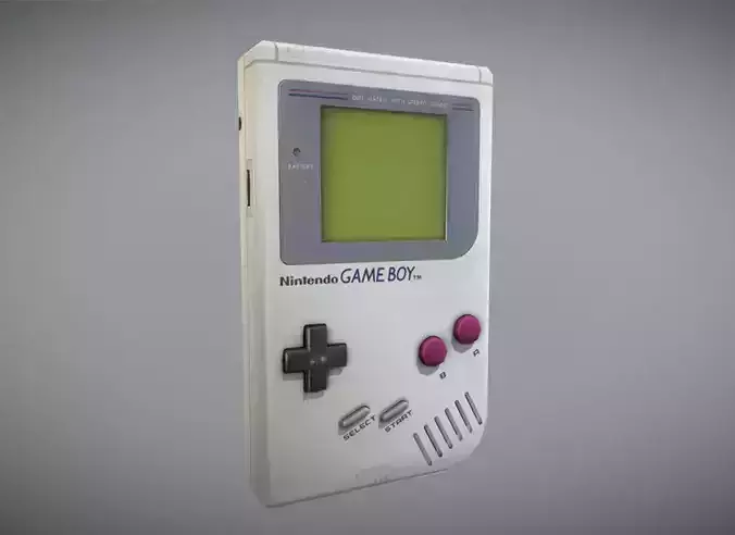 Worn Original Gameboy Low-poly 3D model