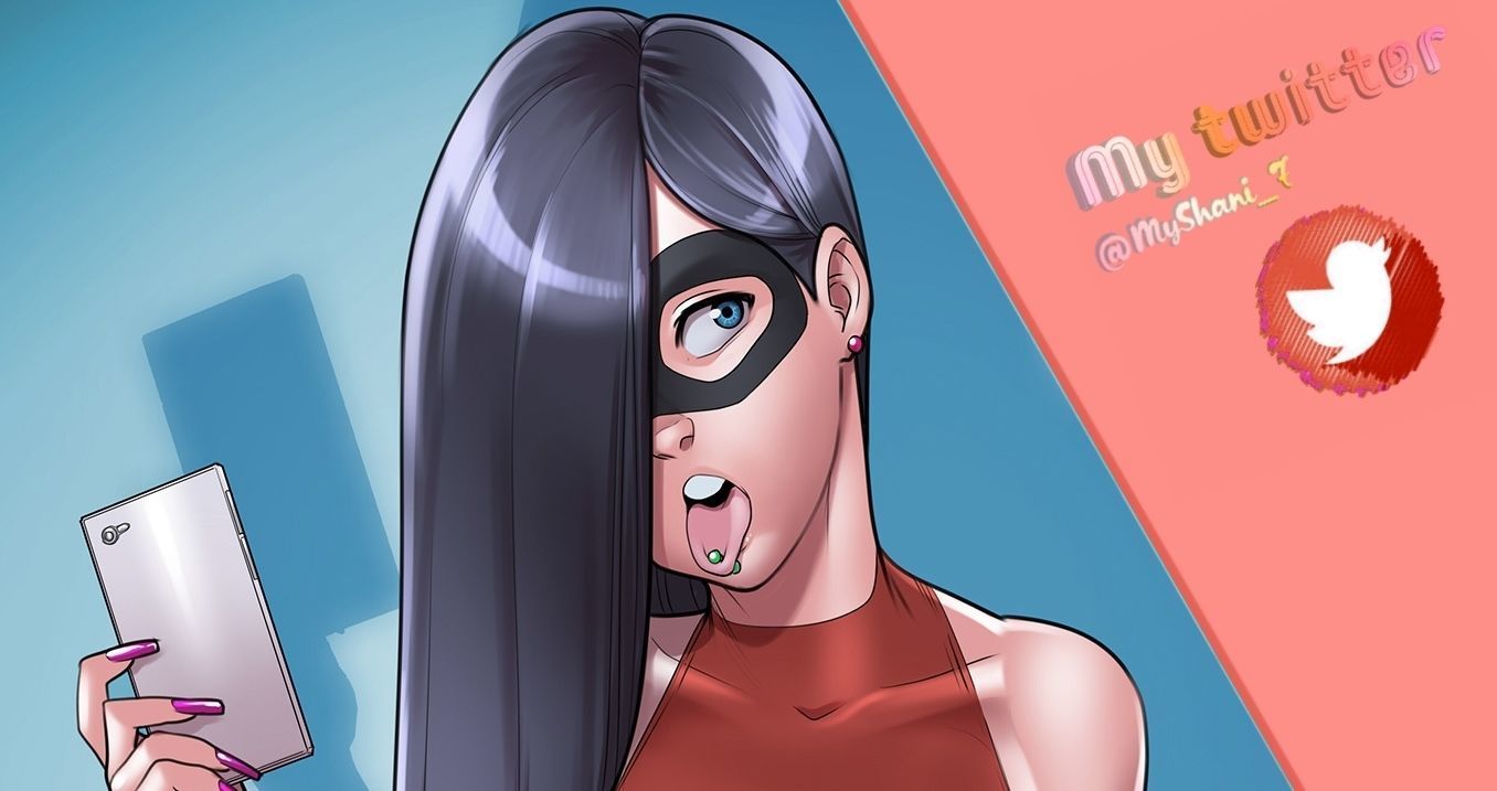 Violetta Parr - The Incredibles Low-poly 3D model_12