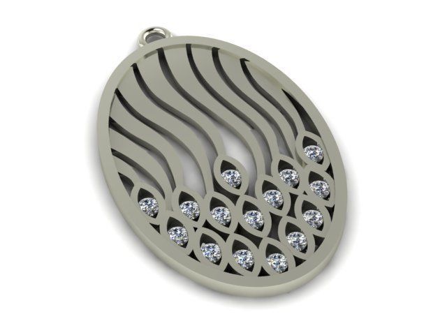 Pendant T01035 3D print model_1