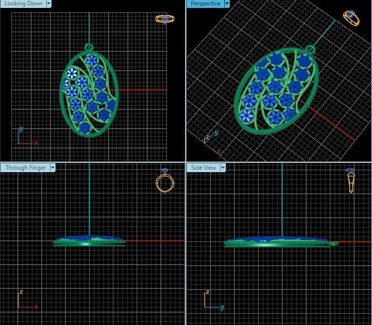 Pendant T01039 3D print model_2