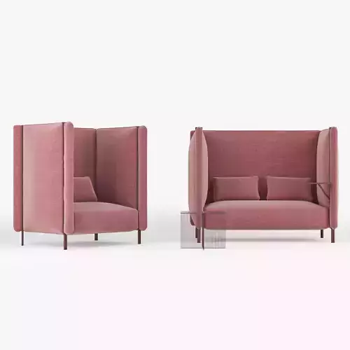 PINCH  High-back sofa