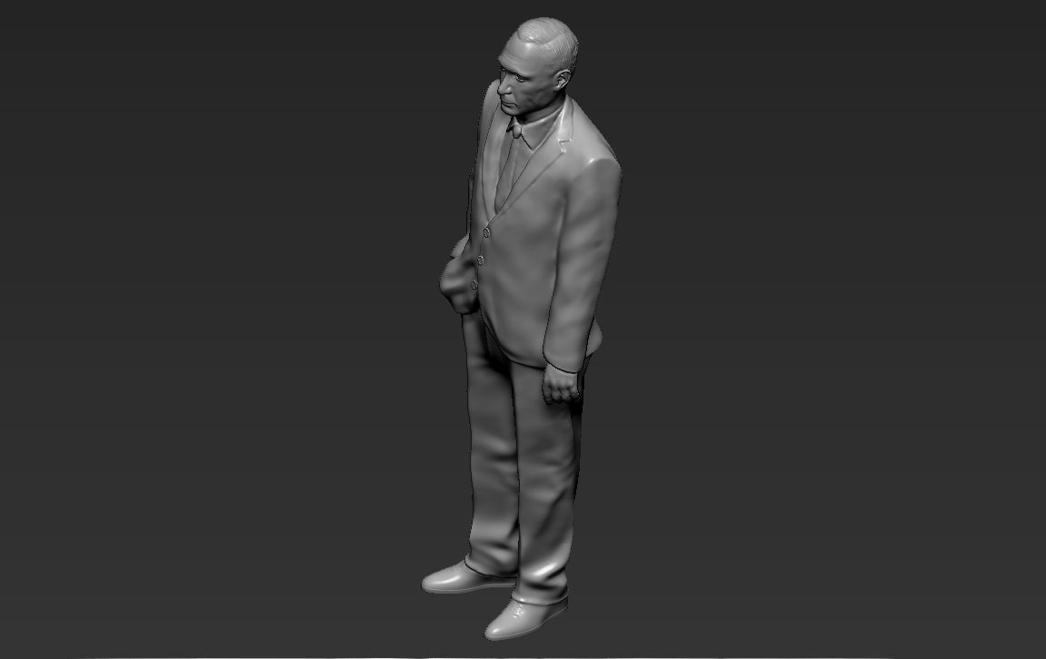 Vladimir Putin 3D printing ready stl obj formats 3D print model_26