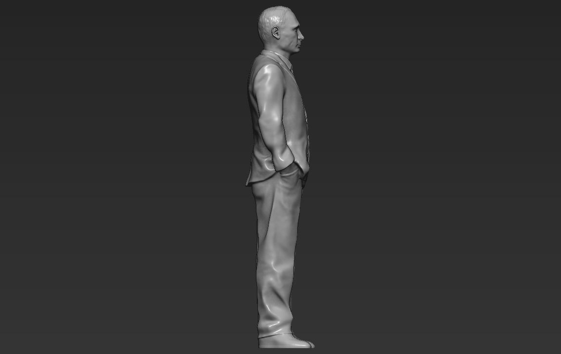 Vladimir Putin 3D printing ready stl obj formats 3D print model_10