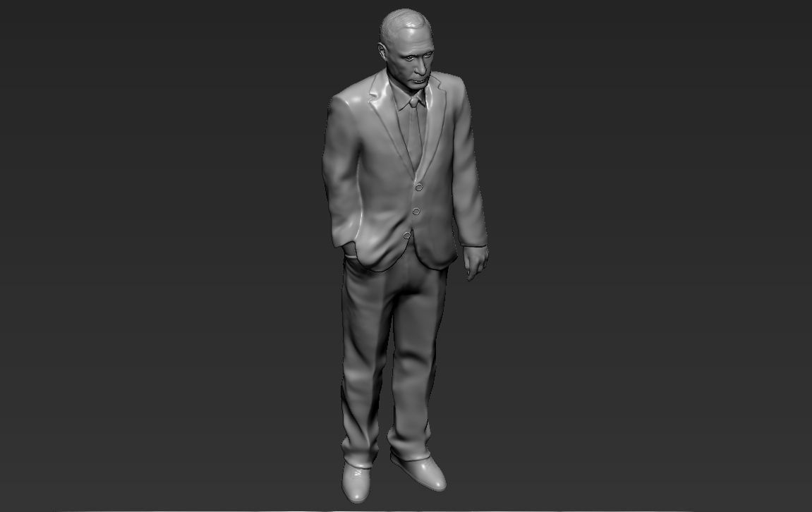Vladimir Putin 3D printing ready stl obj formats 3D print model_21