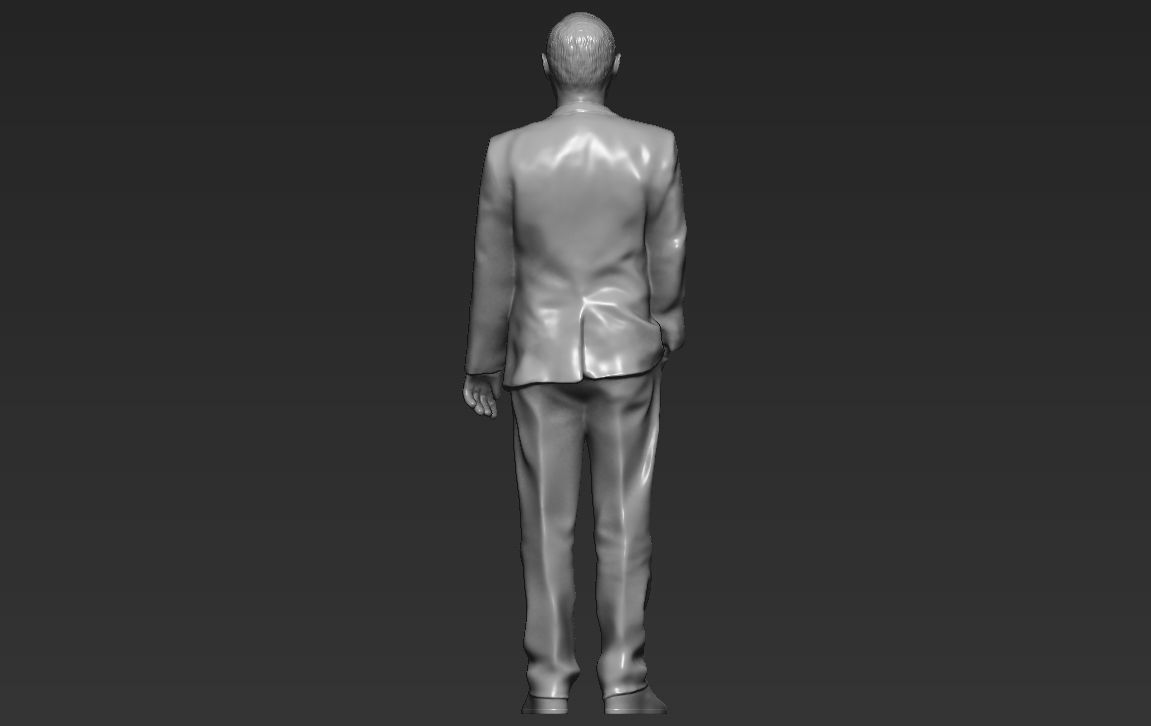 Vladimir Putin 3D printing ready stl obj formats 3D print model_9