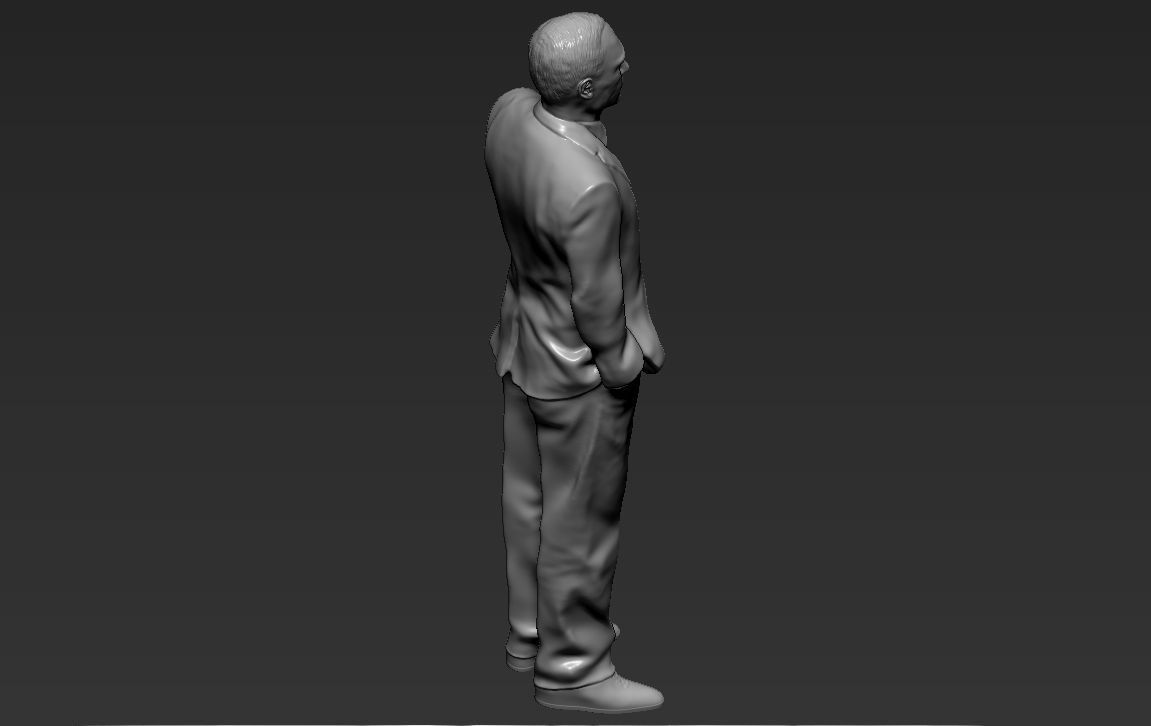 Vladimir Putin 3D printing ready stl obj formats 3D print model_24