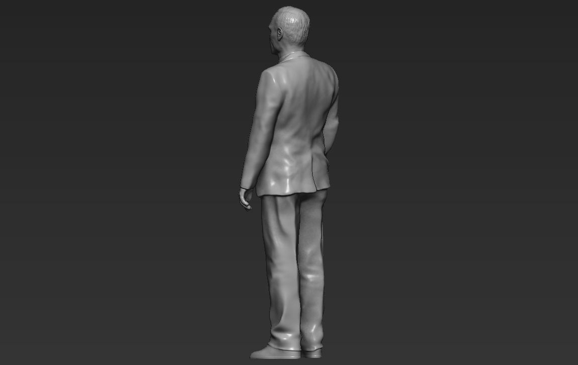 Vladimir Putin 3D printing ready stl obj formats 3D print model_7