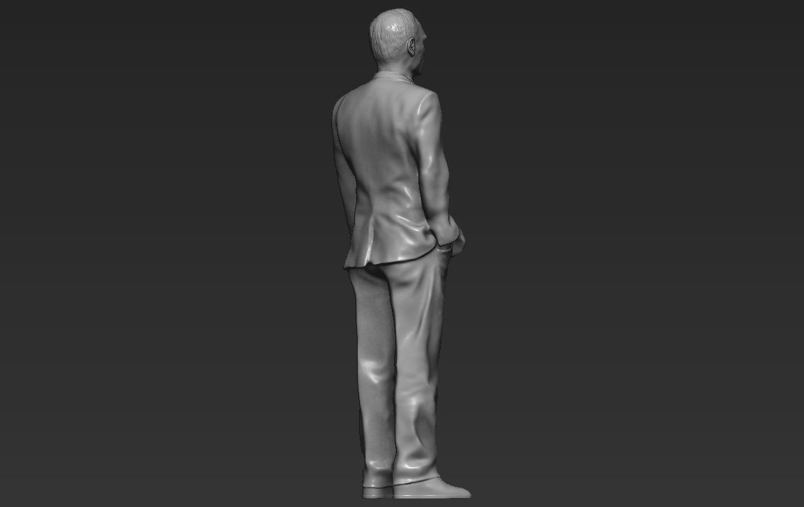 Vladimir Putin 3D printing ready stl obj formats 3D print model_11