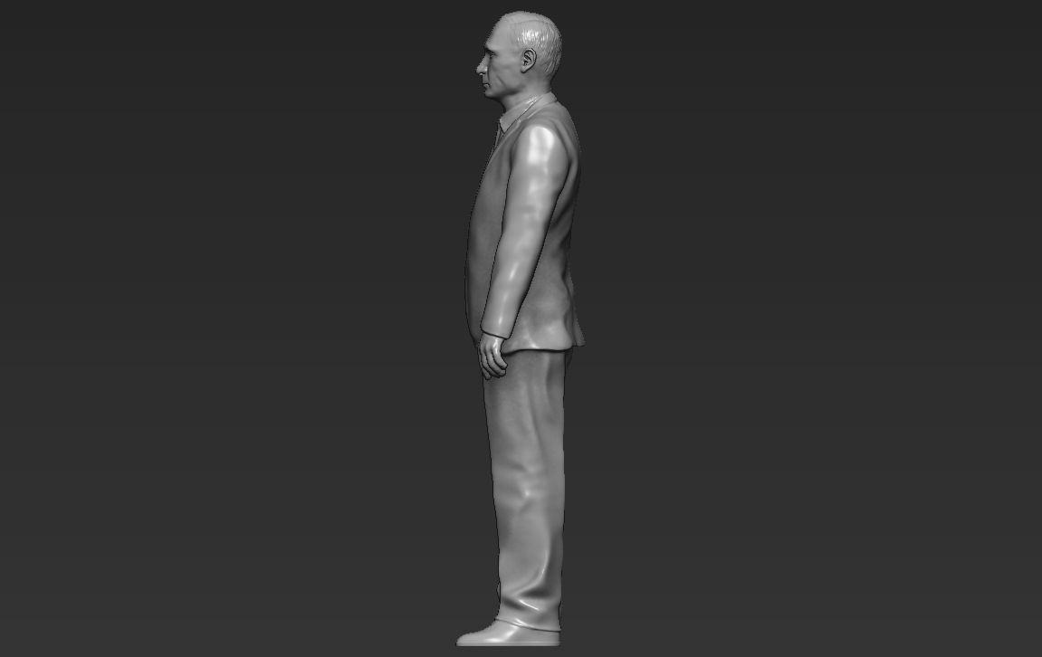 Vladimir Putin 3D printing ready stl obj formats 3D print model_6