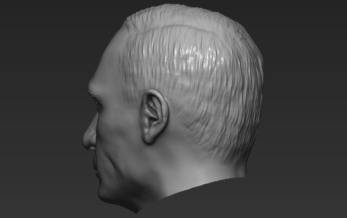 Vladimir Putin standard version only mesh 3D model_4