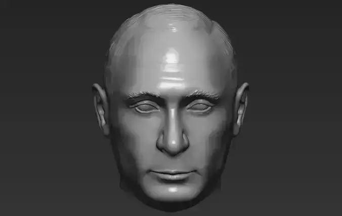 Vladimir Putin standard version only mesh 3D model