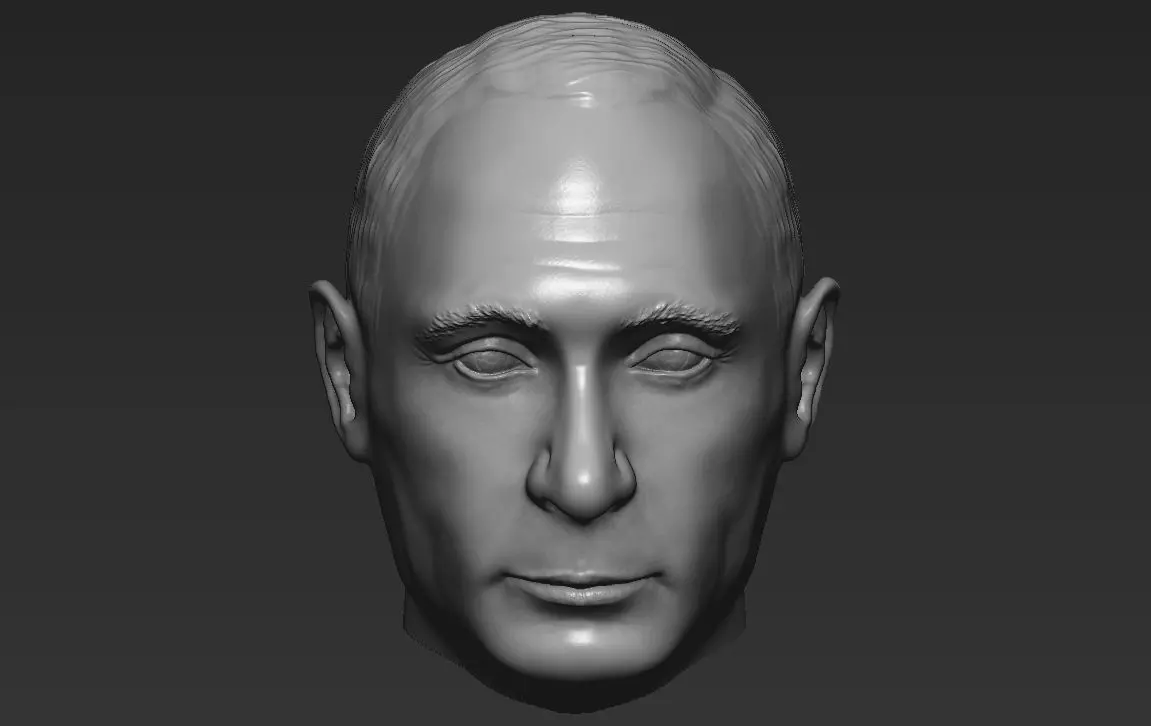 Vladimir Putin standard version only mesh 3D model_0