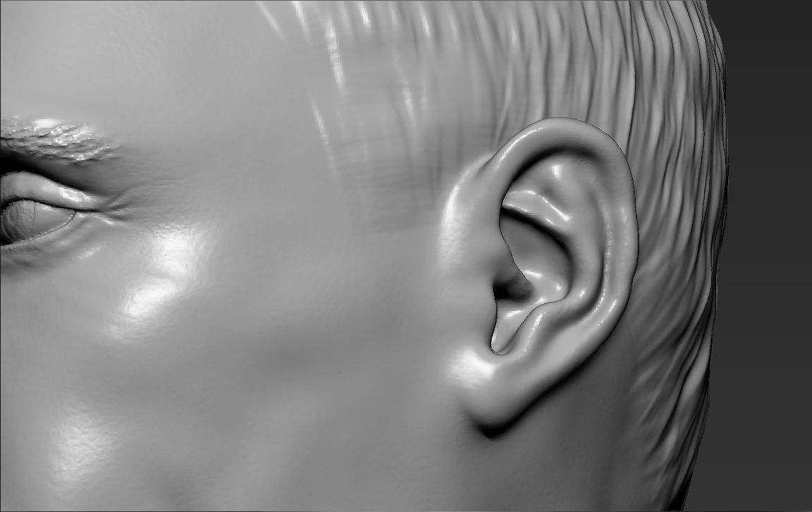 Vladimir Putin standard version only mesh 3D model_15